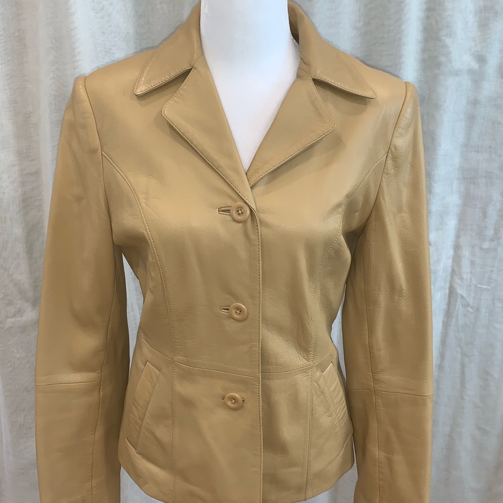 Frenchi Leather Blazer